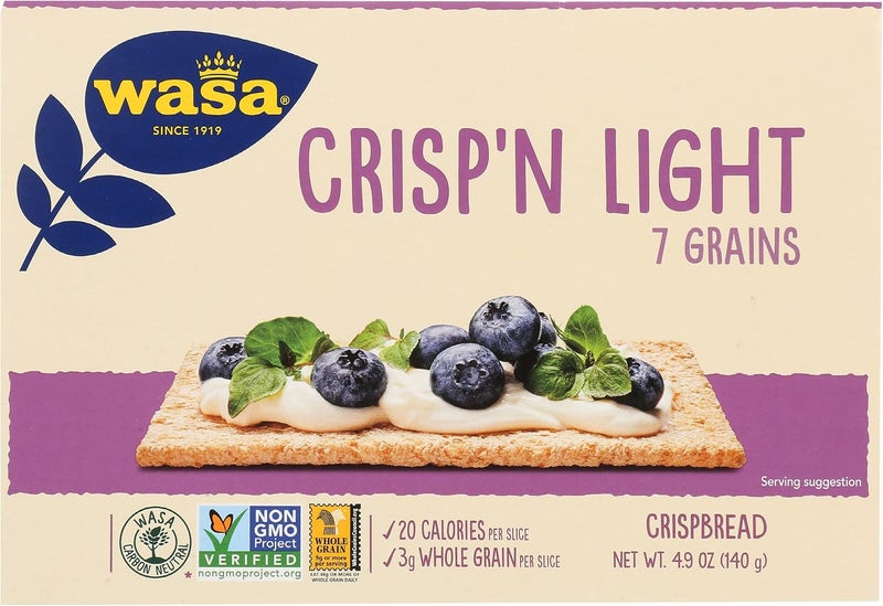 Wasa Crisp'n Light 7 Grain Crispbread - Image 1